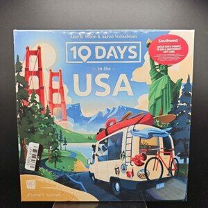 10 Days In The USA Board Game Alan R. Moon & Aaron Weissblum Strategy Travel